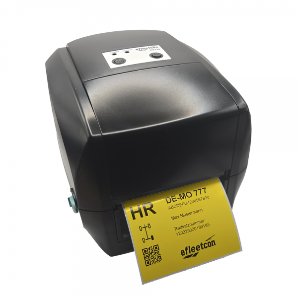 Reifenetiketten gelb